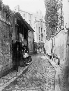 Cul-de-sac de Rohan, c.1865-68 door Charles Marville