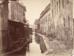 La Bièvre, ca. 1865 door Charles Marville