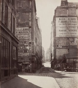 Rue Saint-Jacques door Charles Marville