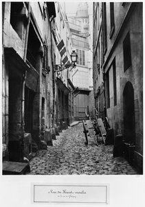 Rue du Haut Moulin, vanaf rue de Glatigny, Parijs, 1858-78