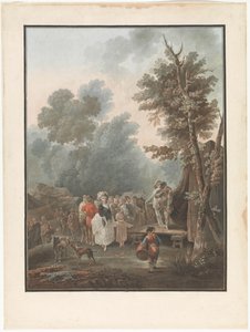 Vier genrevoorstellingen van dorpsleven