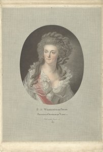 Portret van Wilhelmina van Pruisen, prinses van Oranje-Nassau
