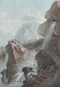 Vue de la chute du torrent de Gelten, 1785