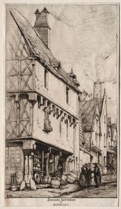Een Oud Huis in Bourges, soms het Huis van de Musicus genoemd