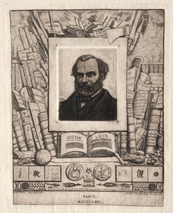 Armand Gueraud van Nantes, Drukker en Man van Brieven door Charles Meryon
