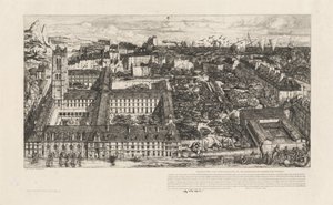 Collège Henri IV, Parijs, of Lycée Napoléon door Charles Meryon