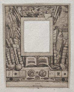 Ontwerp voor een Lijst voor het Portret van Armand Guéraud door Charles Meryon