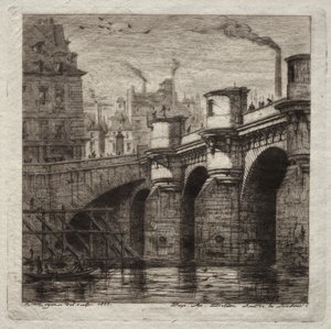 Etsen van Parijs: De Nieuwe Brug
