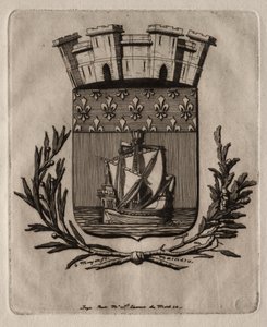 Etsen van Parijs: De Symbolische Wapens van de Stad Parijs