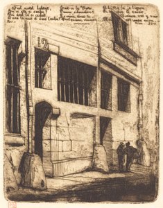 De Straat van de Slechte Jongens, Parijs door Charles Meryon