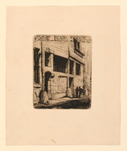 La rue des mauvais garçons door Charles Meryon