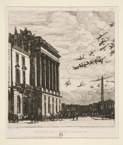 Het Ministerie van de Marine door Charles Meryon