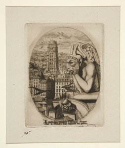 De vampier door Charles Meryon