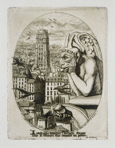 De Stryge door Charles Meryon