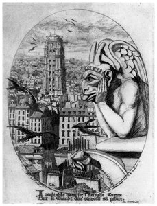 Le Stryge, ca. 1841-1868, 1924 door Charles Meryon