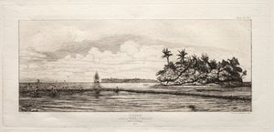 Oceanië, 1845 door Charles Meryon