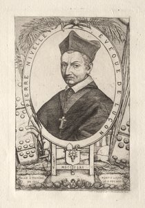Pierre Nivelle, Bisschop van Luçon door Charles Meryon