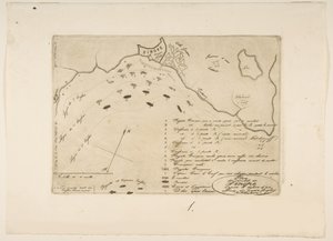 Plan van de Slag bij Sinope, 1853