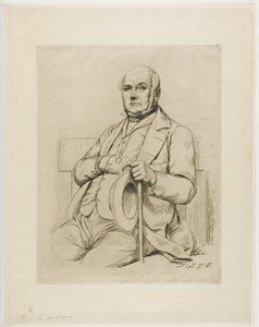 Portret van Casimir le Conte door Charles Meryon
