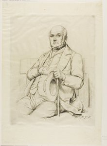 Portret van Casimir le Conte door Charles Meryon