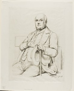 Portret van Casimir le Conte door Charles Meryon