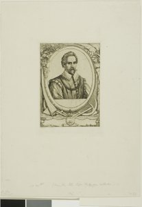 Portret van René de Laudonnière Sablais (de Burdigale) door Charles Meryon