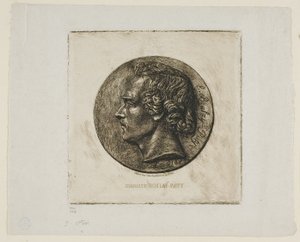 Portret van de dichter Evariste Boulay-Paty door Charles Meryon