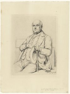 Portret van Casimir Le Conte door Charles Meryon