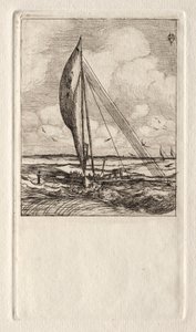 Snelle zeilproa, Mulgrave-archipel, Oceanië, 1866