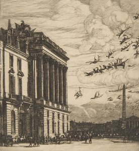 Het Admiraalshuis, Parijs, 1865 door Charles Meryon