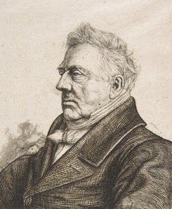 De Bretonse archeoloog Louis Jacques Marie Bizeul, naar een foto