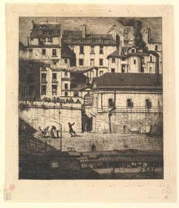 Het Mortuarium, Parijs La Morgue, 1854