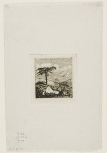 De rieten hut van de oude soldaat, Akaroa, 1845