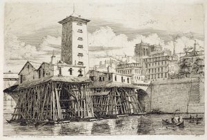 De Pomp, Notre Dame door Charles Meryon