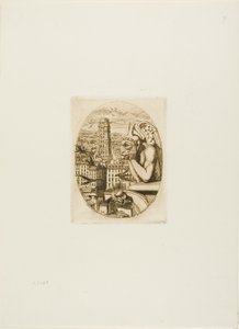 De vampier door Charles Meryon