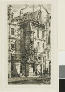 Toren van de Rue de la Tixeranderie door Charles Meryon