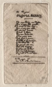 Verzen aan Eugène Bléry door Charles Meryon