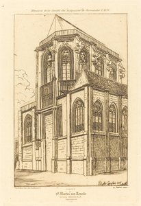 Apsis van de Kerk van St. Martin-sur-Renelle