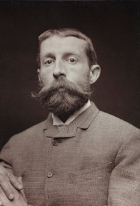 Album Artistique et Biographique, 5e jaar, Salon 1885; portret van de Amerikaanse kunstenaar Edwin Lord Weeks (1849-1903)