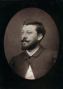 Album Artistique et Biographique, 6e jaar, Salon 1885; portret van de Franse schilder Morot Aimé (1850-1913) door Charles Michelez