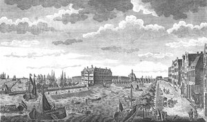 Het Admiraliteitskantoor, Amsterdam, Nederland, ca. 1778