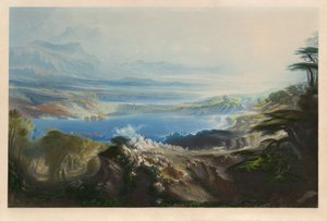 De Vlaktes van de Hemel door Charles Mottram after John Martin