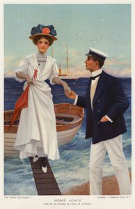 Weer thuis (kleurenlitho)