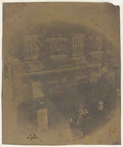 Onderste deel van de gevel van een Romaans huis in Saint-Gilles du Gard, 1852