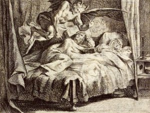 De ring van Hans Carvel door Charles Nicolas Cochin