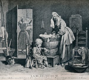 La Blanchisseuse, 18e eeuw, 1916