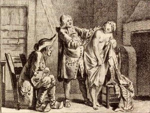 La Jument du compère Pierre door Charles Nicolas Cochin