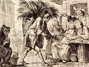 De duivel van Papefiguière door Charles Nicolas Cochin