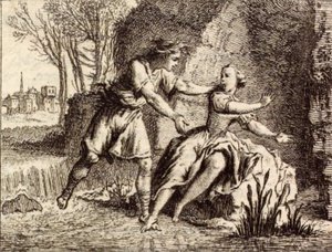 De Scamandre door Charles Nicolas Cochin