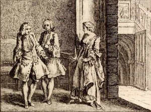 De Quiproquos door Charles Nicolas Cochin